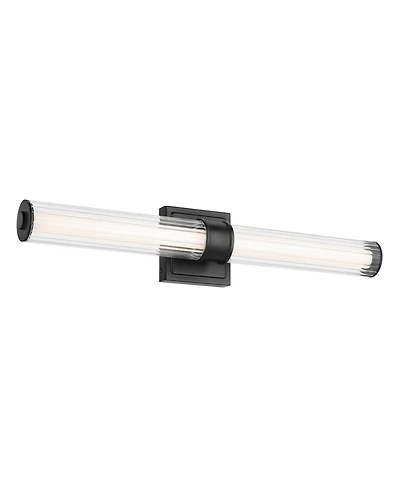 Kichler Laurene Bath Bar Medium with Clear Fluted Glass