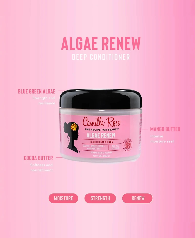 Camille Rose Algae Renew Deep Conditioning Mask, 8 oz.