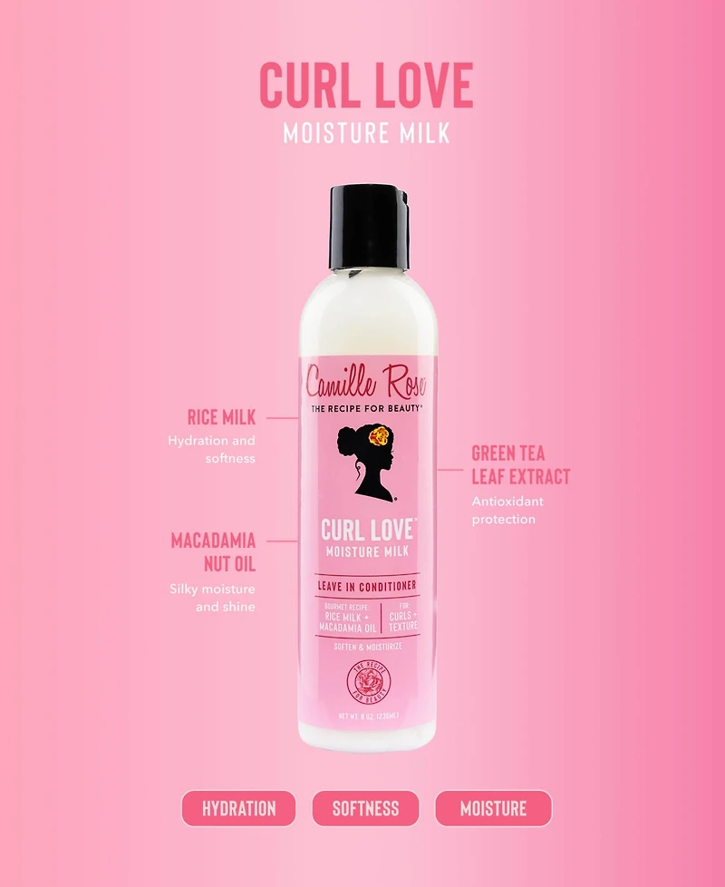 Camille Rose Curl Love Moisture Milk, 8 oz.