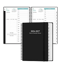 Danrong Daily Monthly Planner One Page Per Day 12 Month Organizer With Tabs Pocket