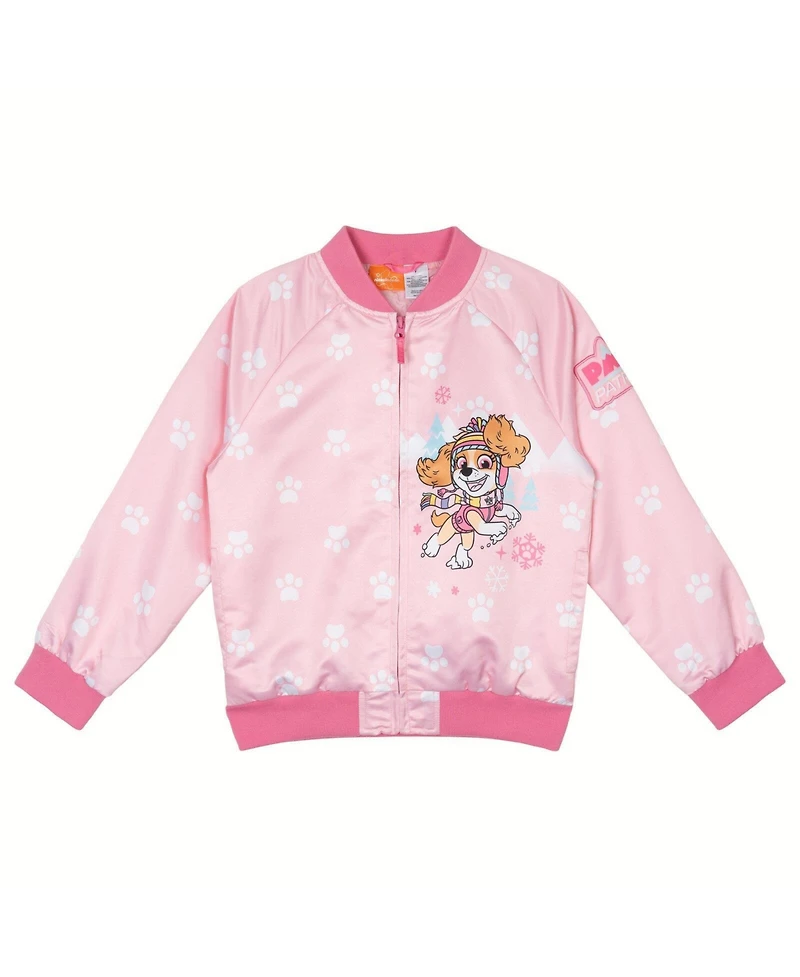 Paw Patrol Girls Varsity Bomber Jacket to