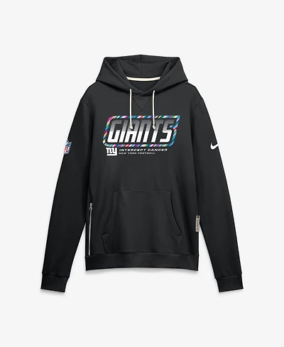 Nike Men's Black New York Giants 2026 Nfl Cruical Catch Sideline Dri-Fit Pullover Hoodie