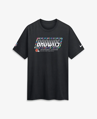 Nike Men's Black Cleveland Browns 2026 Nfl Cruical Catch Sideline Dri-Fit T-Shirt