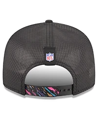 New Era Men's Black Detroit Lions 2026 Nfl Cruical Catch 9SEVENTY Adjustable Trucker Hat