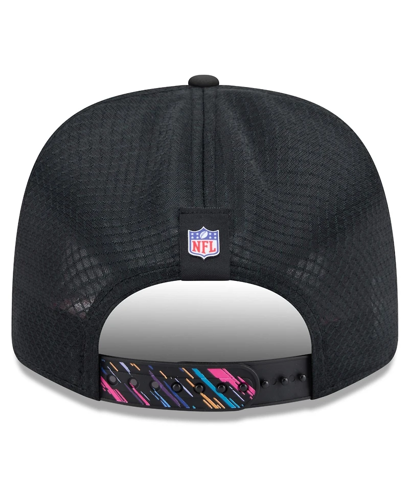 New Era Men's Black Kansas City Chiefs 2026 Nfl Cruical Catch 9SEVENTY Adjustable Trucker Hat