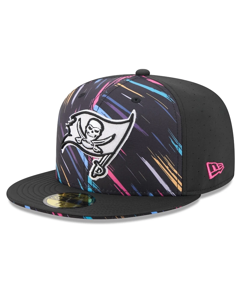 New Era Men's Black Tampa Bay Buccaneers 2026 Nfl Cruical Catch 59FIFTY Fitted Hat