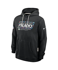 Nike Men's Black Green Bay Packers 2026 Nfl Cruical Catch Sideline Dri-Fit Pullover Hoodie