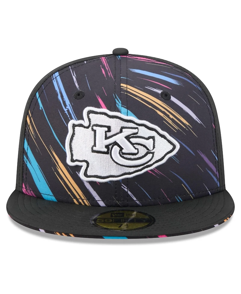 New Era Men's Black Kansas City Chiefs 2026 Nfl Cruical Catch 59FIFTY Fitted Hat