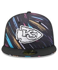 New Era Men's Black Kansas City Chiefs 2026 Nfl Cruical Catch 59FIFTY Fitted Hat