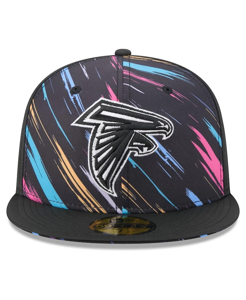 New Era Men's Black Atlanta Falcons 2026 Nfl Cruical Catch 59FIFTY Fitted Hat