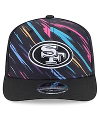 New Era Men's Black San Francisco 49ers 2026 Nfl Cruical Catch 9SEVENTY Adjustable Trucker Hat