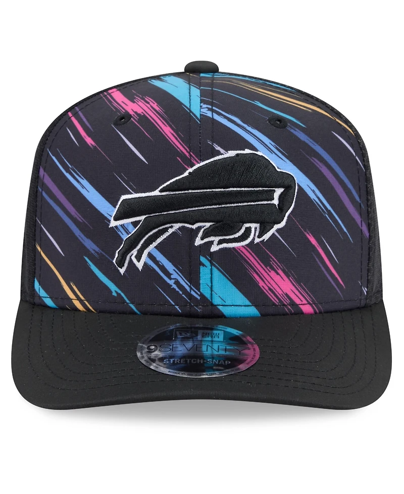 New Era Men's Black Buffalo Bills 2026 Nfl Cruical Catch 9SEVENTY Adjustable Trucker Hat