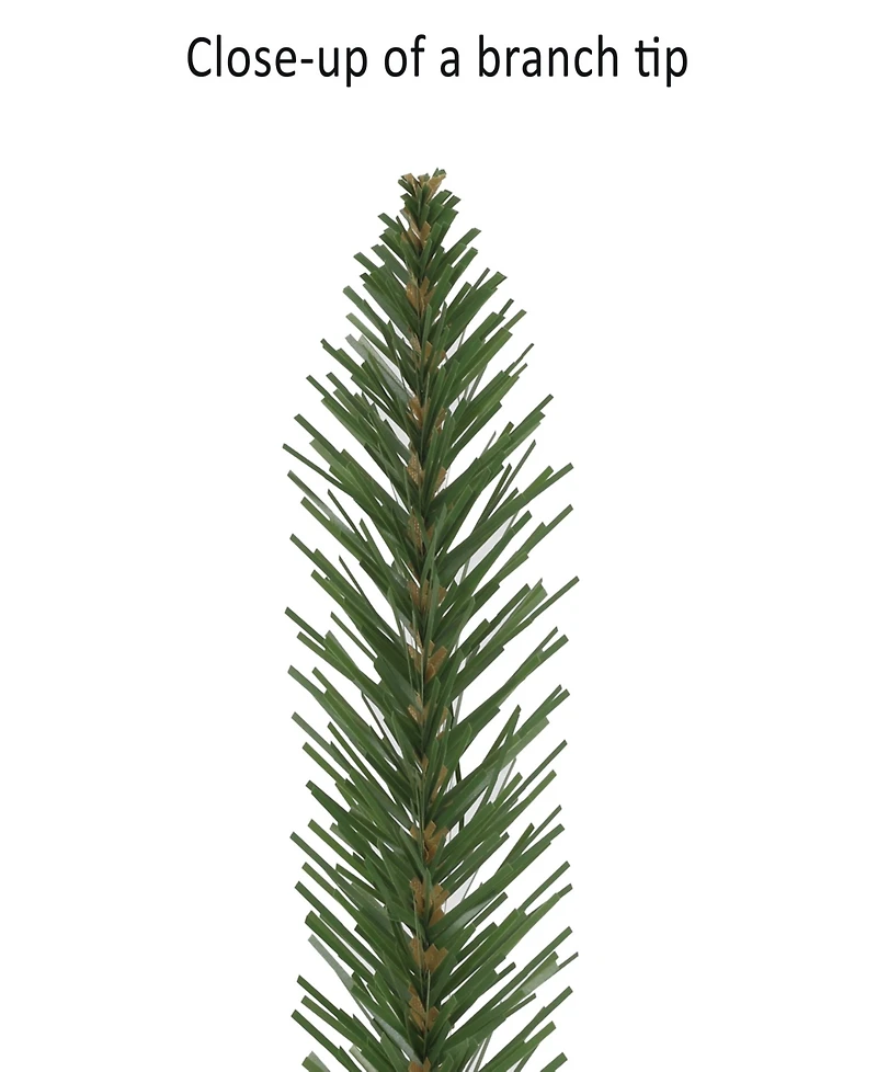 Puleo International 3' Pre-Lit Alpine Pencil Christmas Tree