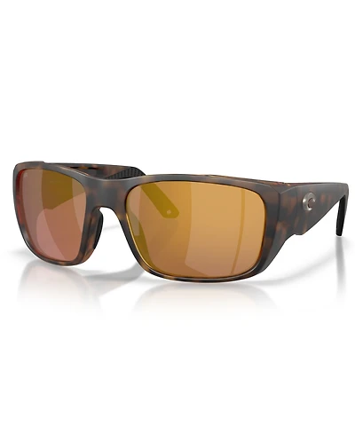 Costa Del Mar Polarized Square Sunglasses, Crudo 6S9136