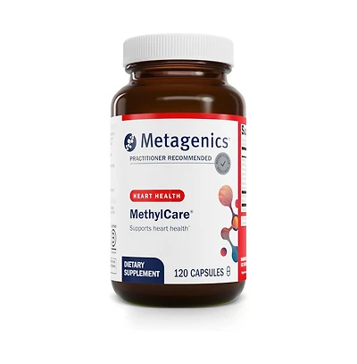 Metagenics MethylCare Folate L 5 Mthf, Methyl B12, B6, Nac and Betaine HCl Supports Homocysteine Metabolism, Methylation and Heart 120 Capsules