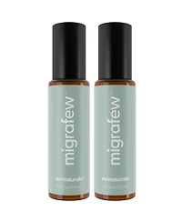 M3 MigraFew Aromatherapy Roll On with Peppermint, Spearmint and Lavender Essential Oils 9.76 Milliliter Pack of 2