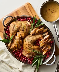 Hestan Provisions Large Clad Stainless-Steel Oval Roaster