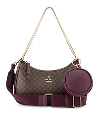 Nine West Luela Convertible Crossbody Shoulder Bag with Removable Pouch, 2-Piece Set