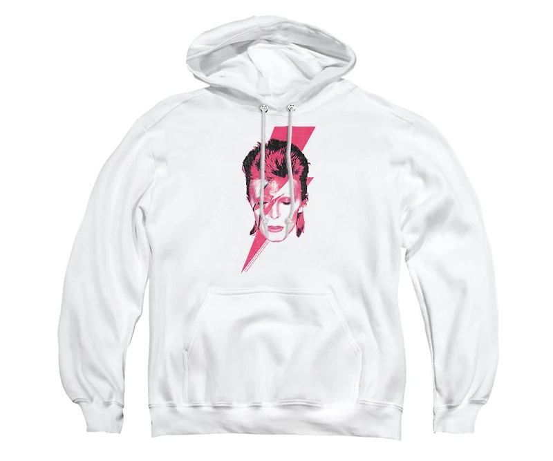 David Bowie Men's Aladdin Sane Graphic Long-Sleeve Pullover Hoodie