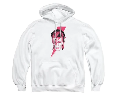 David Bowie Men's Aladdin Sane Graphic Long-Sleeve Pullover Hoodie