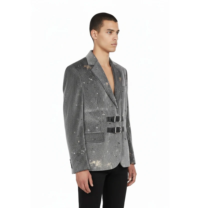 Pcfg Men's Cotton Velvet Tailored Blazer