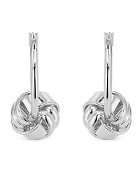 And Now This Classic Knot Small Hoop Earrings