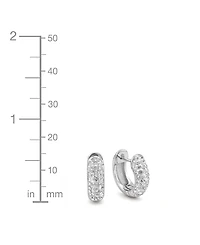 And Now This Clear Crystal Hoop and Stud Duo Earrings Set