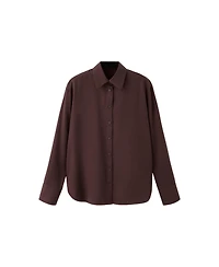 Mango Women's Straight Lyocell Shirt