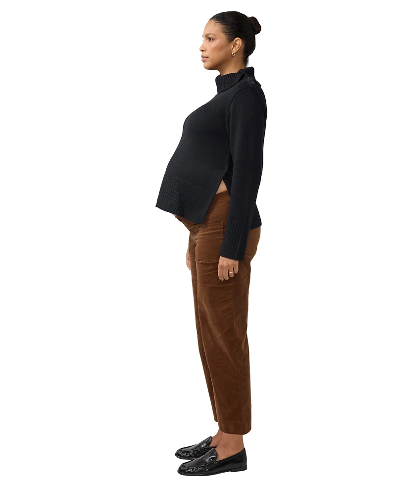 Ingrid + Isabel Maternity High-Neck Oversized Nursing Sweater