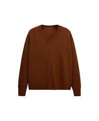 Mango Women's Selection V-Neck Long-Sleeve Sweater