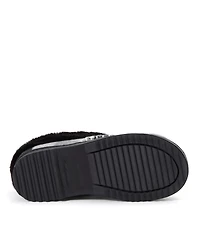 Dearfoams Women's Nyla Plaid Moc Toe Clog Slippers