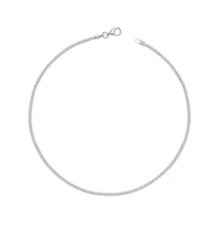 Curata Jewelry Jewelryweb 925 Sterling Silver Italian 10 Inch Popcorn Chain Anklet Lobster-claw