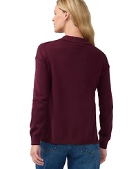 Ingrid + Isabel Women's Polo Collar Knit Nursing Sweater