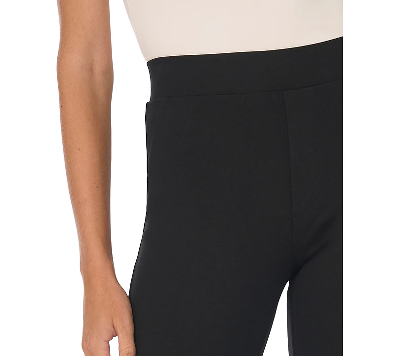 CeCe Women's Cropped Elastic-Waist Pants