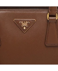 Pre-Owned Prada Small Galleria Saffiano Leather Double-Zip Tote