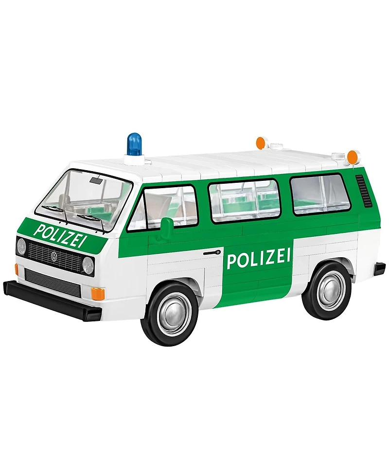 Cobi Action Town Volkswagen T3 Police Bus 144-Piece Building Set, Ages 7+