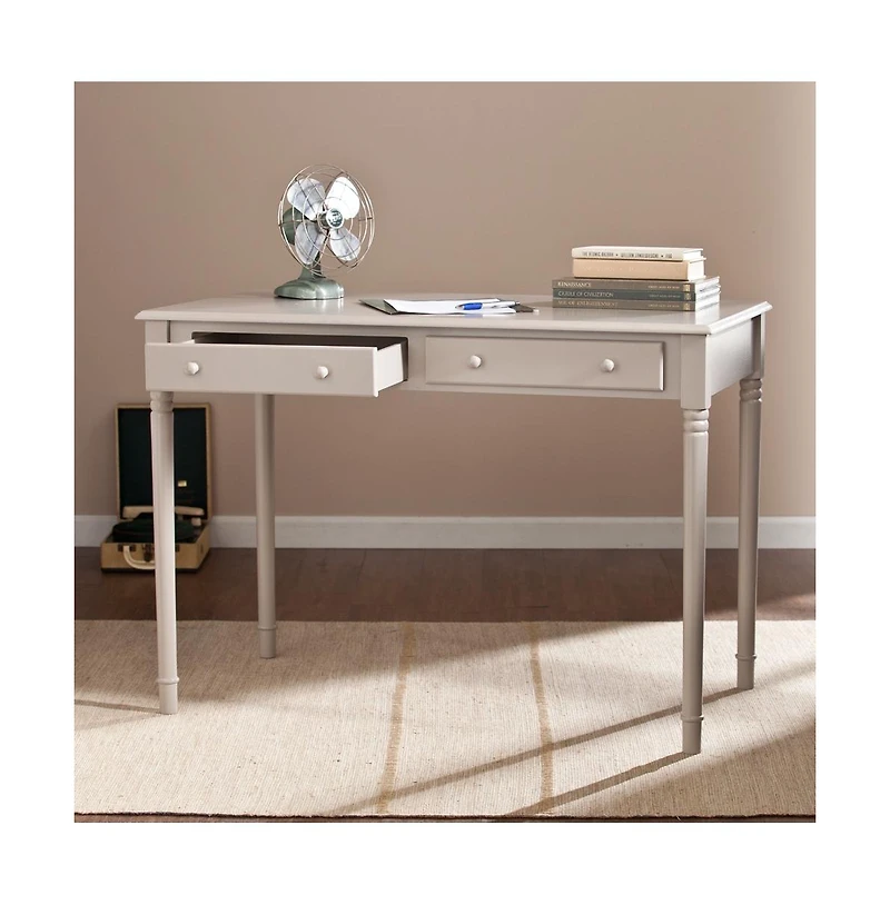 Augusta Home Janice 2-Drawer Writing Desk