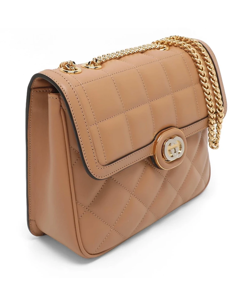 Pre-Owned Gucci Women's Deco Small Quilted Leather Shoulder Bag