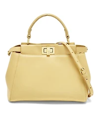 Pre-Owned Fendi Women's Peekaboo Mini Leather Satchel