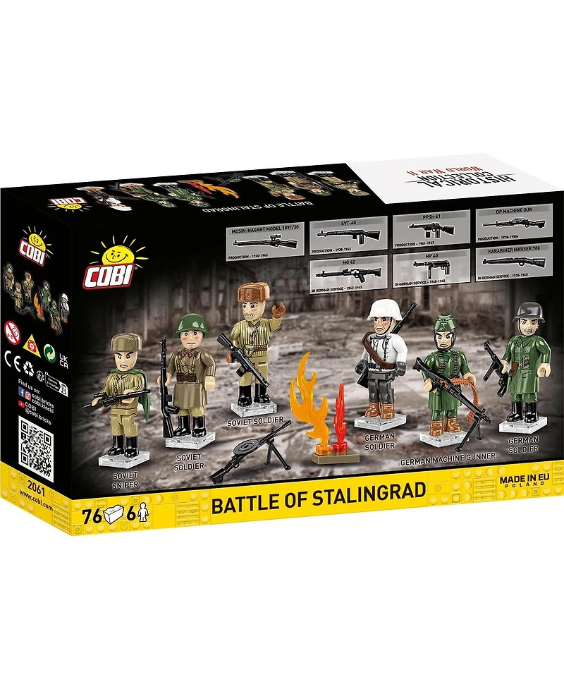 Cobi Historical Collection Wwii Battle of Stalingrad, 76 Pieces