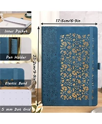 Danrong B5 Lined Journal Hardcover 230 Numbered Pages College Ruled Thick Paper Writing Notebook