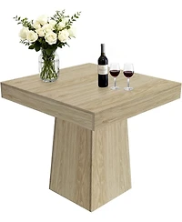 homfan Square Dining Table for 4 Kitchen and Dining Room Small Spaces
