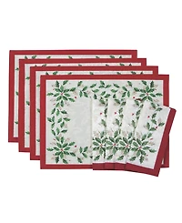Lenox Holiday 8-Piece Placemat & Napkin Value Set
