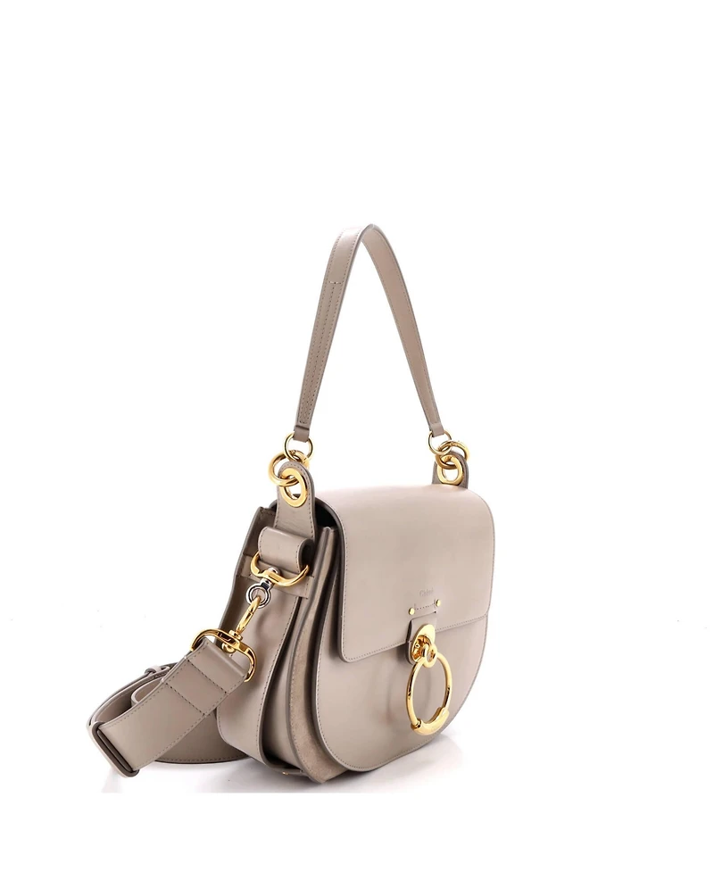 Pre-Owned Chloe Tess Large Leather Shoulder Bag