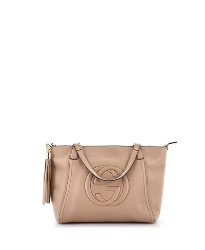 Pre-Owned Gucci Small Soho Convertible Top Handle Bag Leather