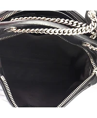 Pre-Owned Fendi Small DotCom Click Shoulder Bag Quilted Leather