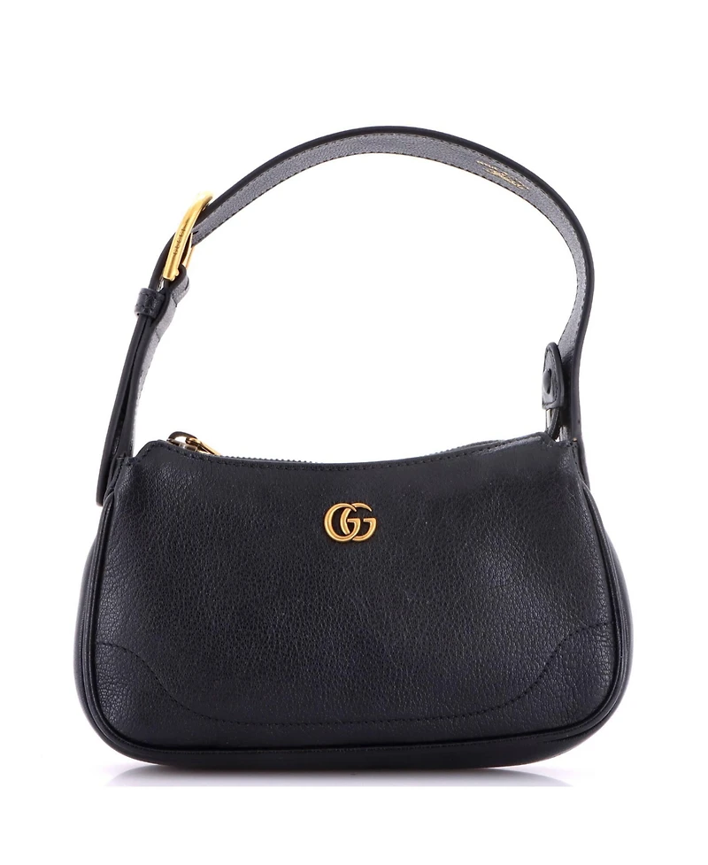 Pre-Owned Gucci Mini Aphrodite Shoulder Bag Leather