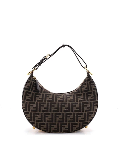 Pre-Owned Fendi Small Fendigraphy Bag Zucca Canvas