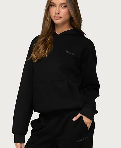 Edikted Women's Basic Girl Oversized Hoodie