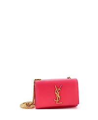 Pre-Owned Saint Laurent Small Classic Monogram Crossbody Bag Grainy Leather